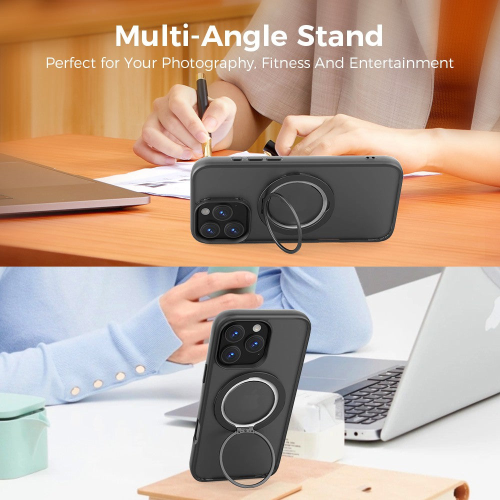 REDEFINE Multi-functional 360° Rotating Stand Case for iPhone 16 Pro